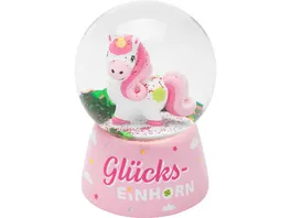 GRUSS CO Traumkugel Einhorn