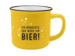 GRUSS CO Becher Ich wuenschte das waere ein Bier