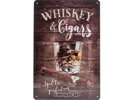 Nostalgic Art Blechschild 20x30cm Whiskey