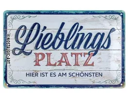 Nostalgic Art Blechschild 20x30cm Lieblingsplatz