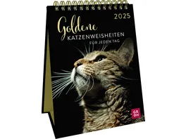 Wochenkalender 2025 Goldene Katzenweisheiten fuer jeden Tag