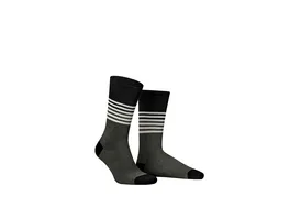 Hudson Herren Socke Plain 2er Pack