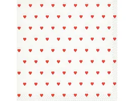 Paper Design Servietten Moments Hearts 33x33cm