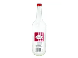 Einkochwelt Glasflasche mit Schraubverschluss 0 7l