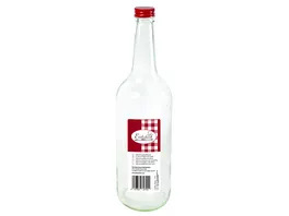 Einkochwelt Glasflasche mit Schraubverschluss 1l
