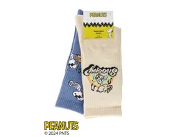 Damen Retro Socken Peanuts 2er Pack