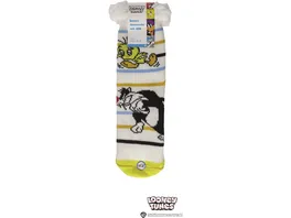 Damen ABS Homesocken Looney Tunes Tweety Sylvester