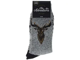 Herren Thermo Socken Hirsch