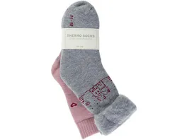 Damen Thermo ABS Socken 2er Pack