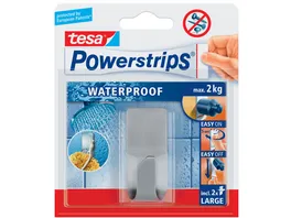tesa Powerstrips Waterproof Haken Zoom Metall