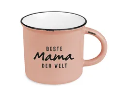 GRAFiK WERKSTATT Becher Vintage Beste Mama der Welt