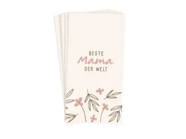 GRAFiK WERKSTATT Papiertaschentuecher Beste Mama