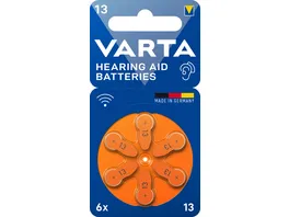VARTA Hearing Aid Batteries 13 Blister 6er