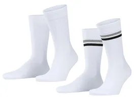 ESPRIT Herren Socken Tennis Stripe 2er Pack