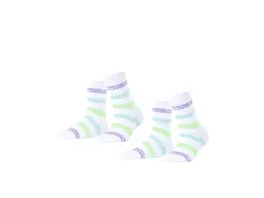 ESPRIT Damen Socken Brushed Stripe 2er Pack