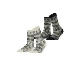 ESPRIT Damen Socken Sami Pattern 2er Pack