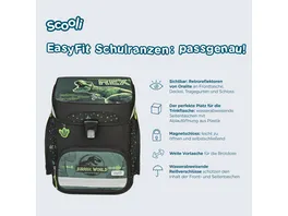 Scooli Jurassic World EasyFit Schulranzen Set 5teilig