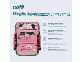 Scooli Barbie EasyFit Schulranzen Set 5teilig