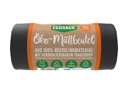 ECOSACK Muellbeutel mit Tragegriff 20 Liter