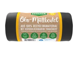 ECOSACK Muellbeutel mit Tragegriff 35 Liter