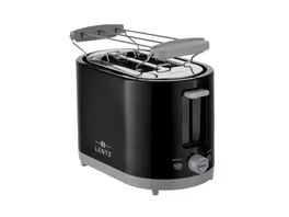 LENTZ Toaster 2 Scheiben 750 Watt schwarz