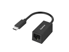 Hama Netzwerk Adapter USB C Stecker LAN Ethernet Buchse Gigabit Ethernet