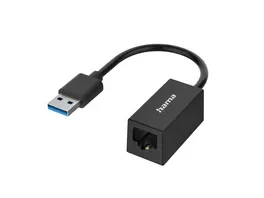 Hama Netzwerk Adapter USB Stecker LAN Ethernet Buchse Gigabit Ethernet