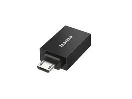 Hama USB OTG Adapter Micro USB Stecker USB Buchse USB 2 0 480 Mbit s