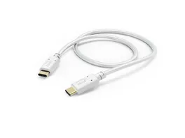 Hama Ladekabel USB C USB C 1 5 m Weiss