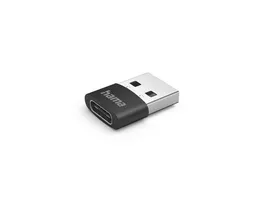 Hama USB C Adapter USB A Stecker USB C Buchse ohne Kabel 480 Mbit s 3 St