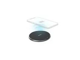 Hama Wireless Charger Set QI FC10 10 W kabelloses Smartphone Ladepad Schw
