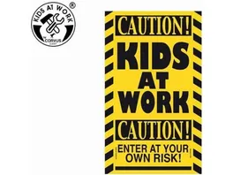 Schild Kids At Work Corvus A750412