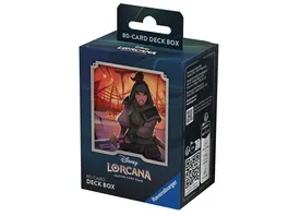 Ravensburger Disney Lorcana Trading Card Game Aufstieg der Flutgestalten Deck Box Mulan