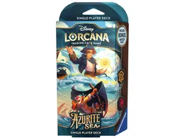 Disney Lorcana Trading Card Game Azurite Sea Amber and Ruby Deck Englisch