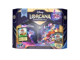 Disney Lorcana Trading Card Game Azurblaues Meer Stitch Sammler Geschenkset Deutsch