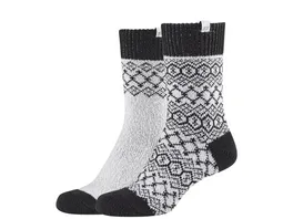 SKECHERS Damen Socken Casual Cozy Jacquard 2er Pack