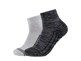 SKECHERS Unisex Kurzsocken Quarter Cushion 2er Pack