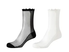 s Oliver Damen Socken Originals Transparent Ankle Socks 2er Pack