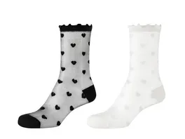 s Oliver Damen Socken Originals Transparent Ankle Socks 2er Pack