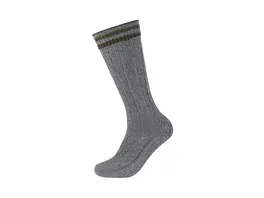 camano Unisex Socken Wiesn Cable Striped Kneehighs