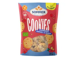 SOMMER Bio Cookies Cranberry Mandel Sesam