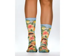 Wigglesteps Damen Socken Papaya
