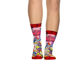 wigglesteps Damen Socken Hello Weekend