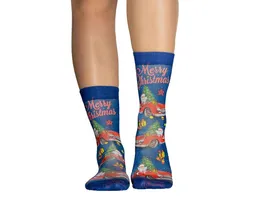 wigglesteps Damen Socken X Mas Car