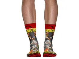 wigglesteps Herren Socken Hangover Cat