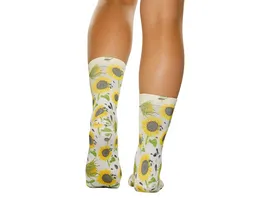 wigglesteps Damen Socken Sun Flower