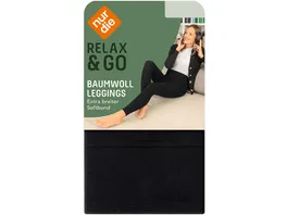 NUR DIE Damen Leggings Baumwolle 100 DEN