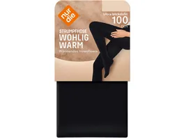 NUR DIE Damen Feinstrumpfhose Wohlig Warm 100 DEN