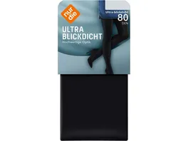 NUR DIE Damen Feinstrumpfhose Ultra Blickdicht 80 DEN