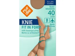 NUR DIE Damen Feinstrumpfhose Fit in Form Komfortgroesse 40 DEN